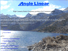 Tablet Screenshot of anglelinear.com